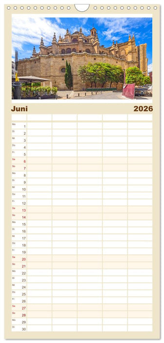 Ein Herz für Granada (CALVENDO Familienplaner 2026)