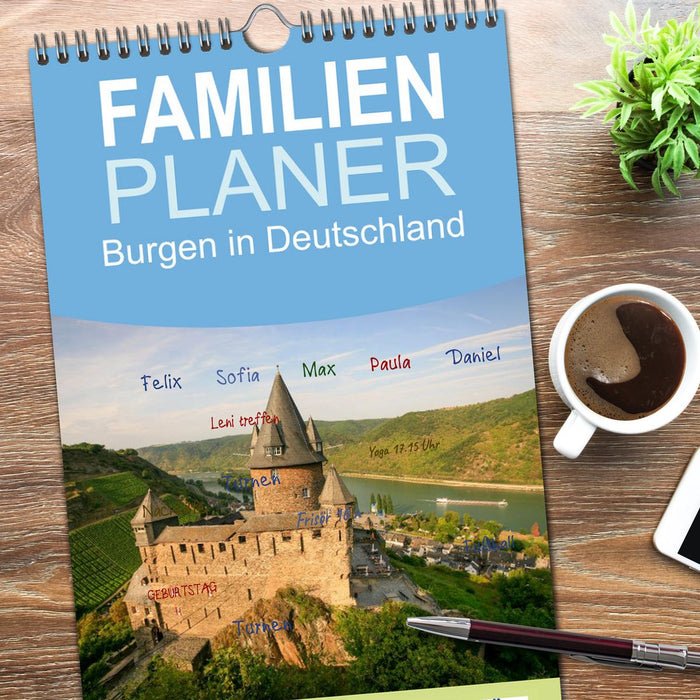 Burgen in Deutschland (CALVENDO Familienplaner 2026)