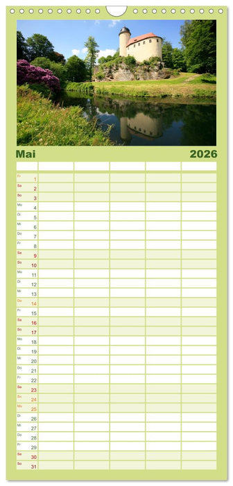 Burgen in Deutschland (CALVENDO Familienplaner 2026)