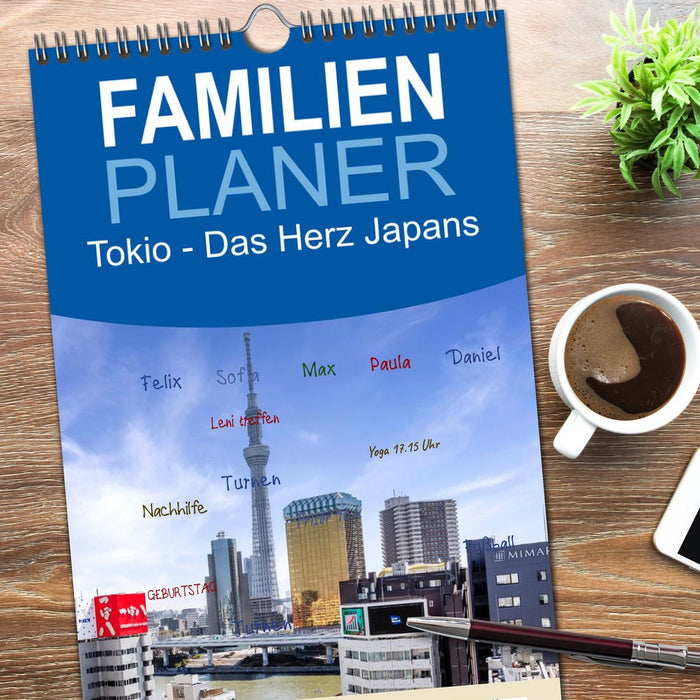 Tokio - Das Herz Japans (CALVENDO Familienplaner 2026)