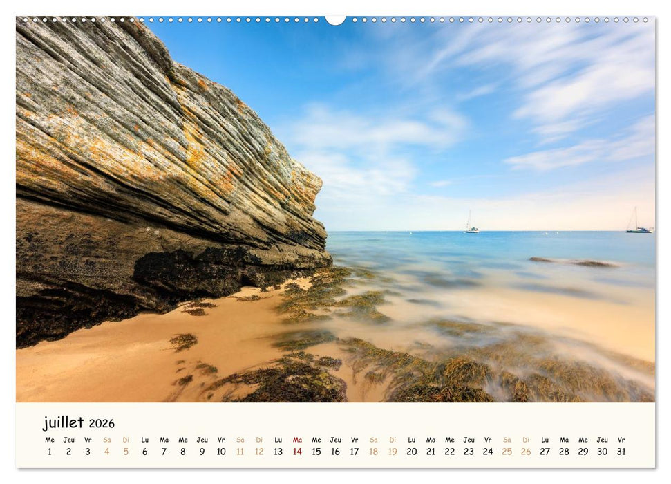 Rochers et mer (CALVENDO Calendrier supérieur 2026)