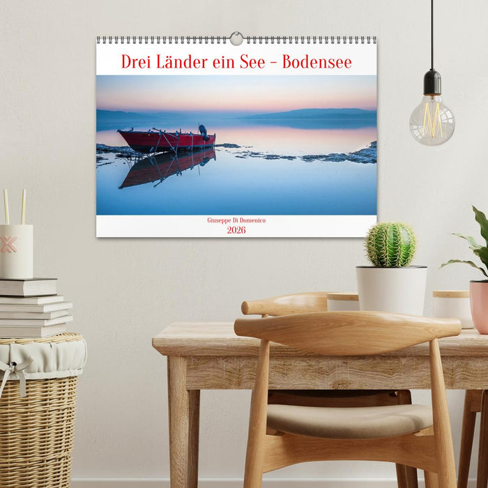Drei Länder ein See - Bodensee (CALVENDO Wandkalender 2026)