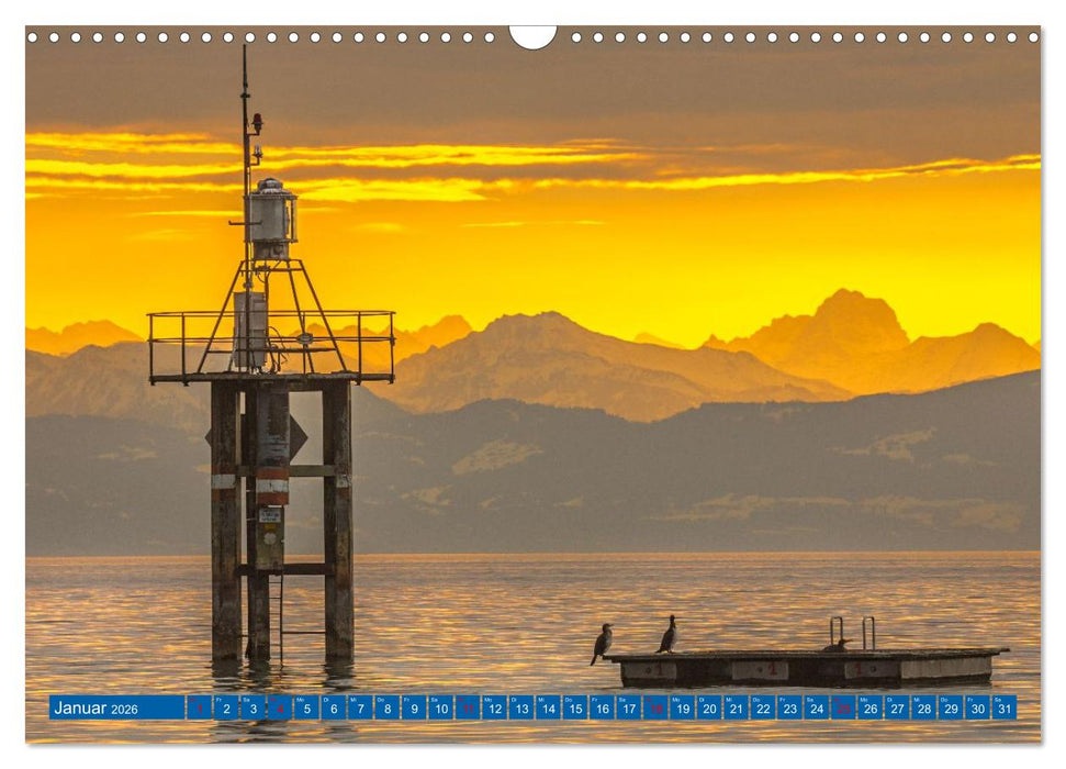 Drei Länder ein See - Bodensee (CALVENDO Wandkalender 2026)