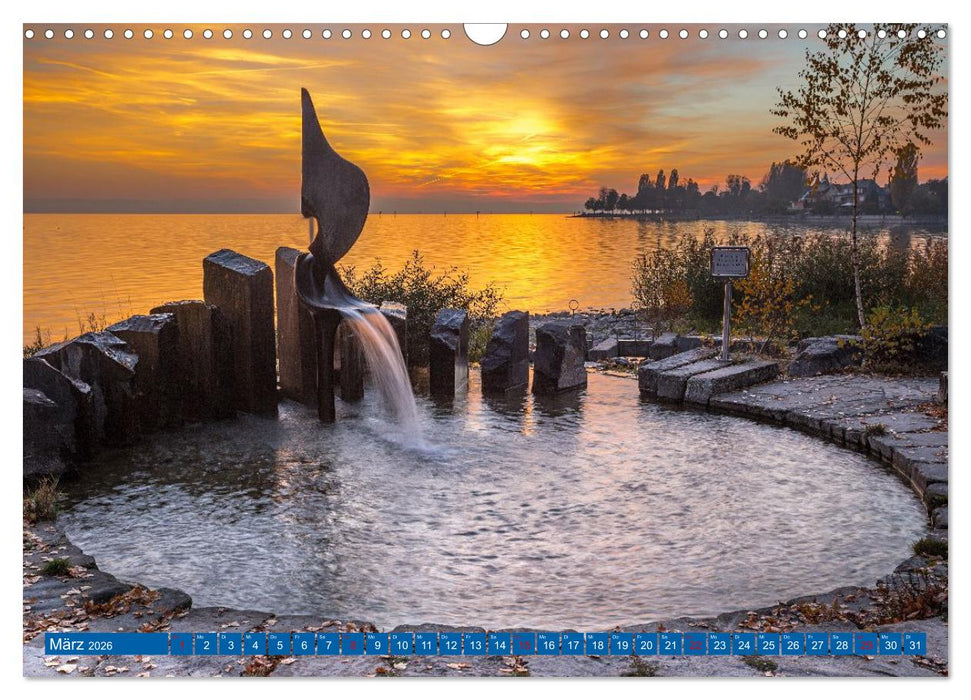 Drei Länder ein See - Bodensee (CALVENDO Wandkalender 2026)