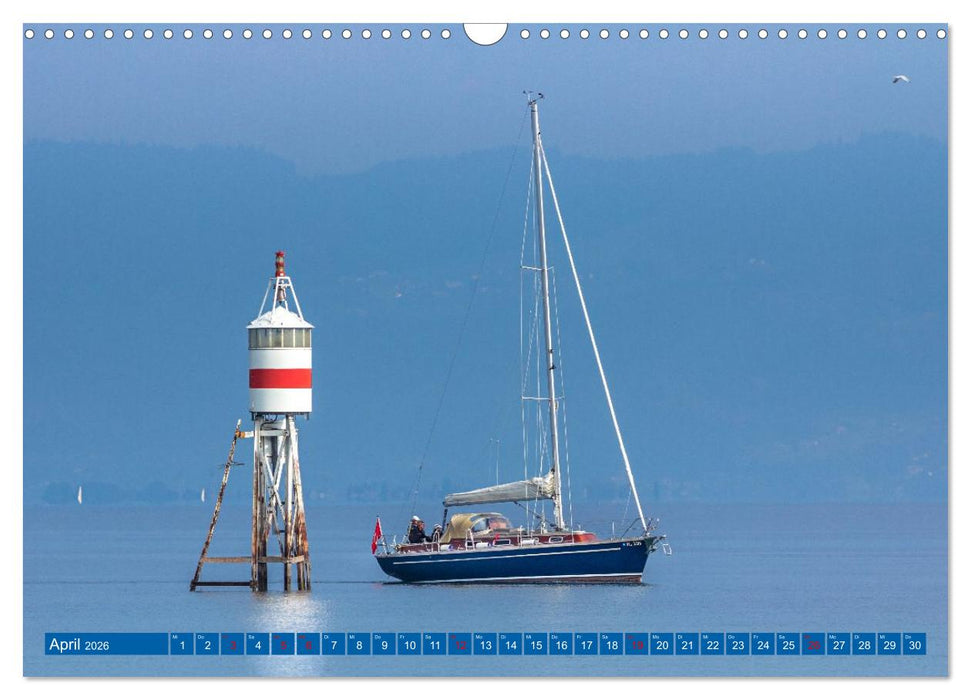 Drei Länder ein See - Bodensee (CALVENDO Wandkalender 2026)