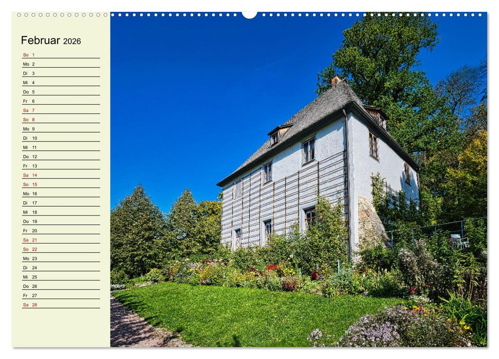 Weimar - Mit Plan durch das Jahr (CALVENDO Wandkalender 2026)