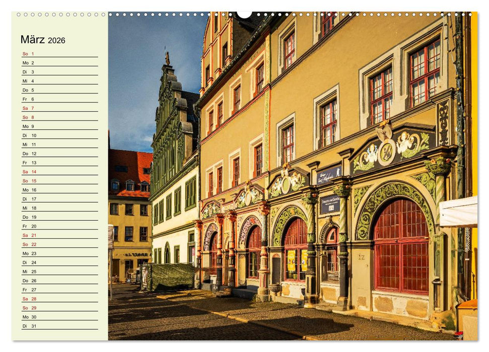 Weimar - Mit Plan durch das Jahr (CALVENDO Wandkalender 2026)