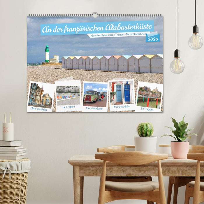 An der französischen Alabasterküste - Mers-les-Bains und Le Tréport (CALVENDO Wandkalender 2026)