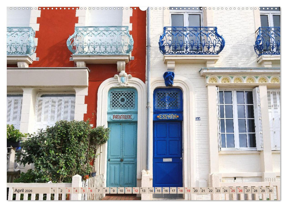 An der französischen Alabasterküste - Mers-les-Bains und Le Tréport (CALVENDO Wandkalender 2026)