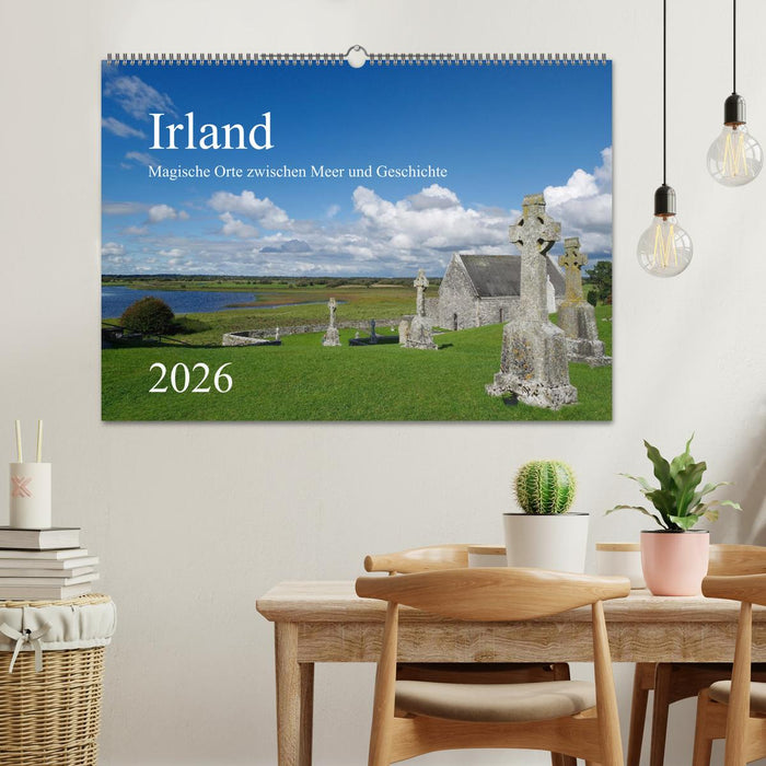 Irland – Magische Orte zwischen Meer und Geschichte (CALVENDO Wandkalender 2026)