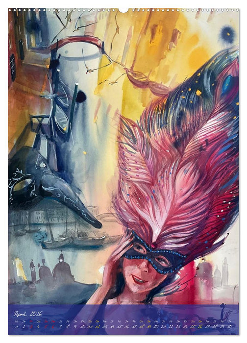 Venedig, verzaubert (CALVENDO Premium Wandkalender 2026)