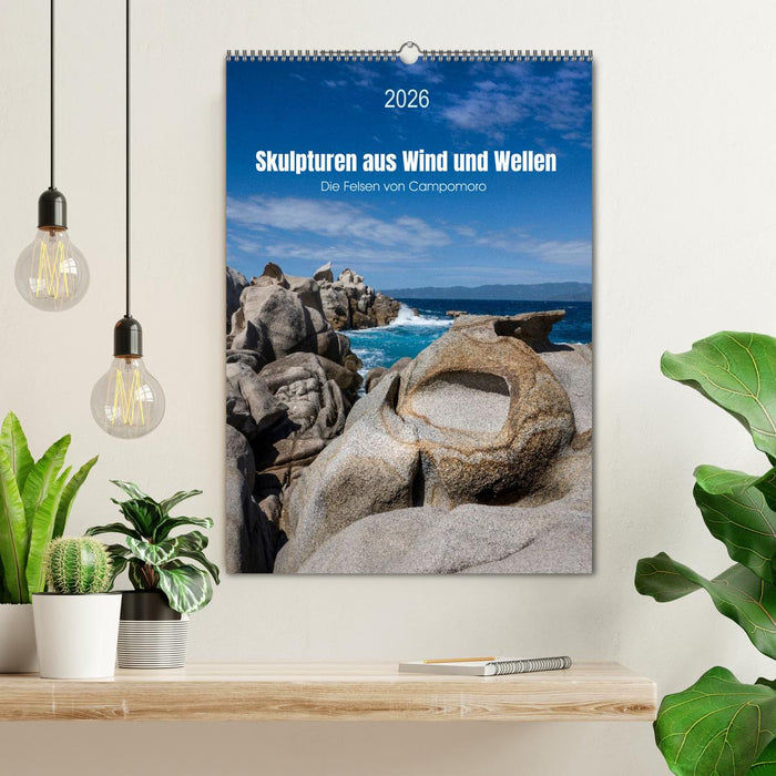 Skulpturen aus Wind und Wellen (CALVENDO Wandkalender 2026)