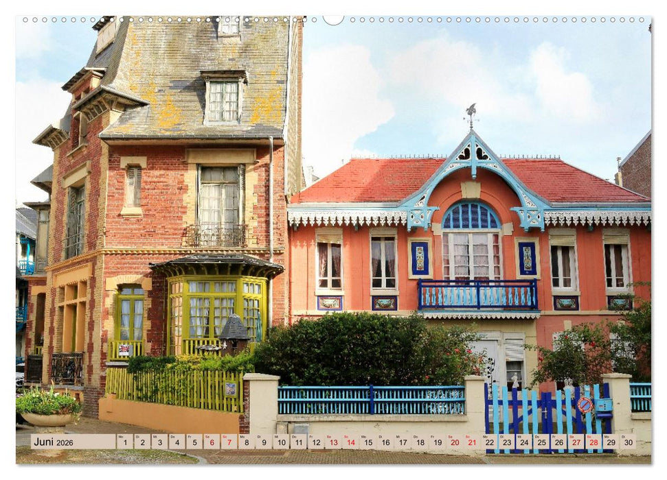 An der französischen Alabasterküste - Mers-les-Bains und Le Tréport (CALVENDO Premium Wandkalender 2026)