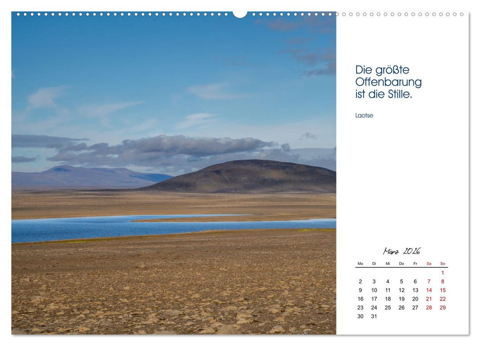 Insel der Elemente – Island in Bildern und Gedanken (CALVENDO Wandkalender 2026)