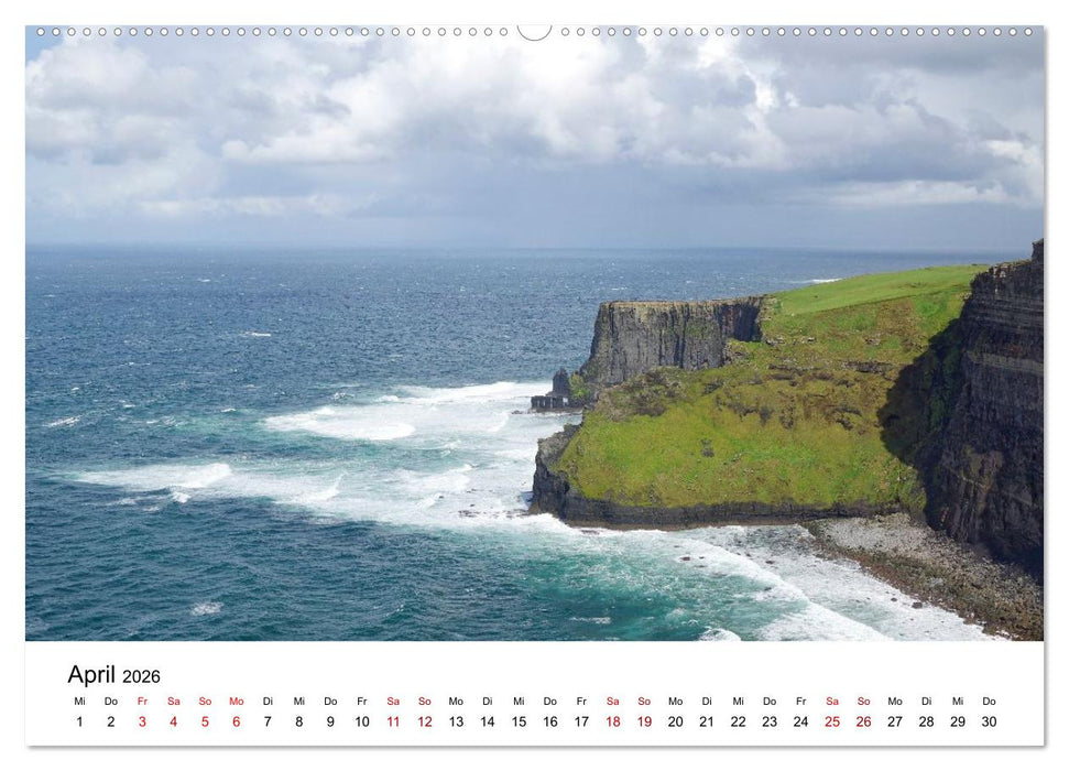 Irland – Magische Orte zwischen Meer und Geschichte (CALVENDO Premium Wandkalender 2026)