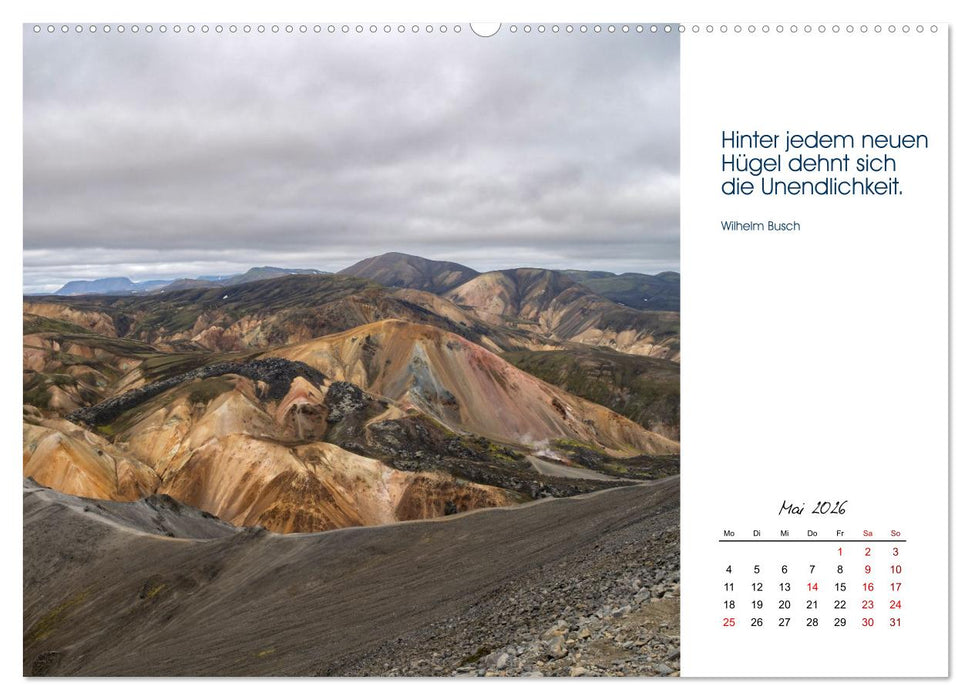 Insel der Elemente – Island in Bildern und Gedanken (CALVENDO Premium Wandkalender 2026)