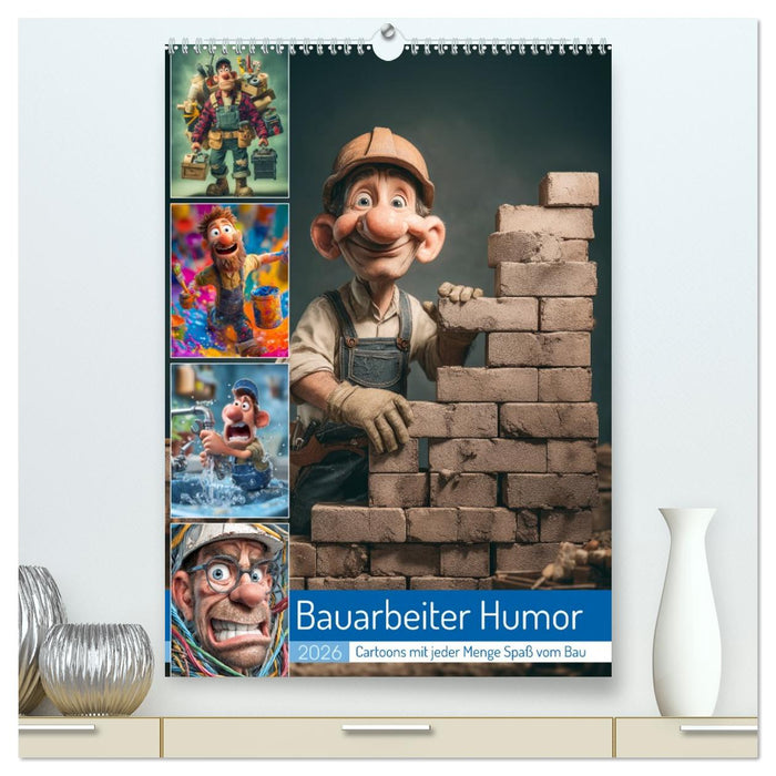 Bauarbeiter Humor (CALVENDO Premium Wandkalender 2026)