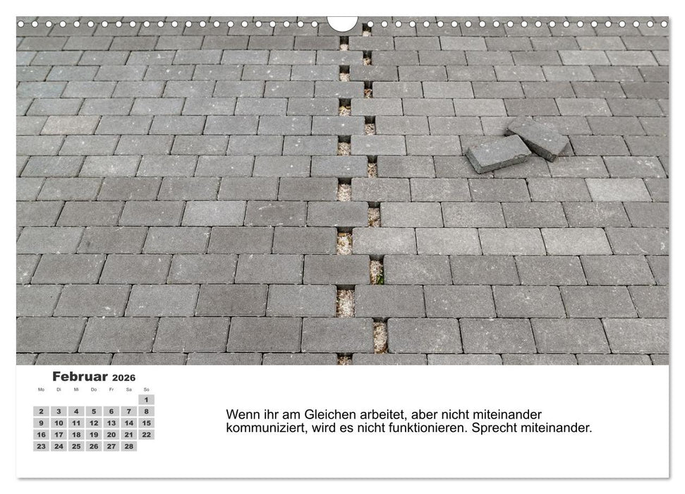 Spiritualität in der Bauindustrie (CALVENDO Wandkalender 2026)