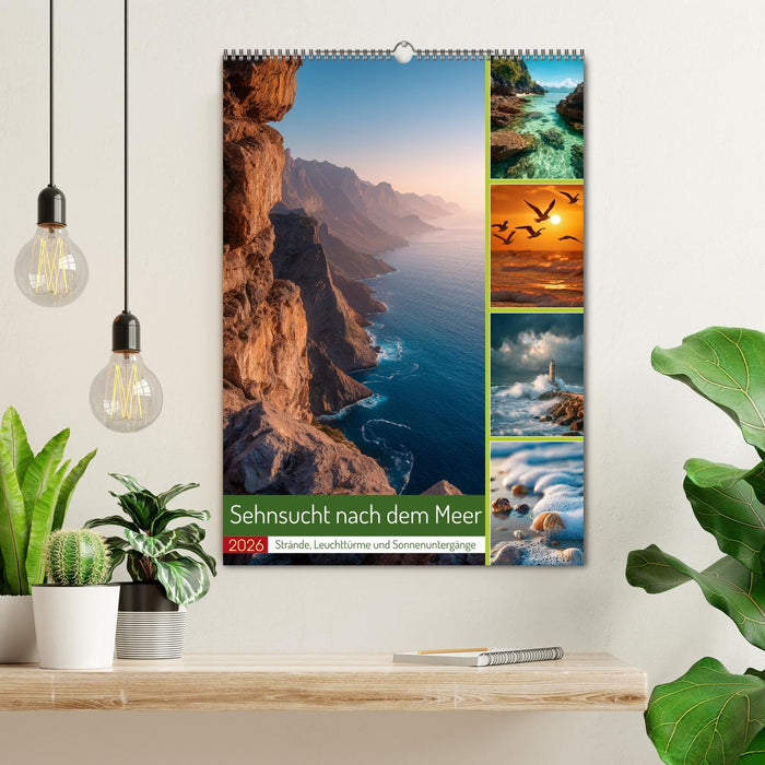 Sehnsucht nach dem Meer (CALVENDO Wandkalender 2026)