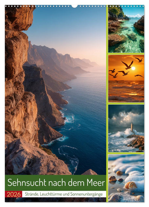 Sehnsucht nach dem Meer (CALVENDO Wandkalender 2026)