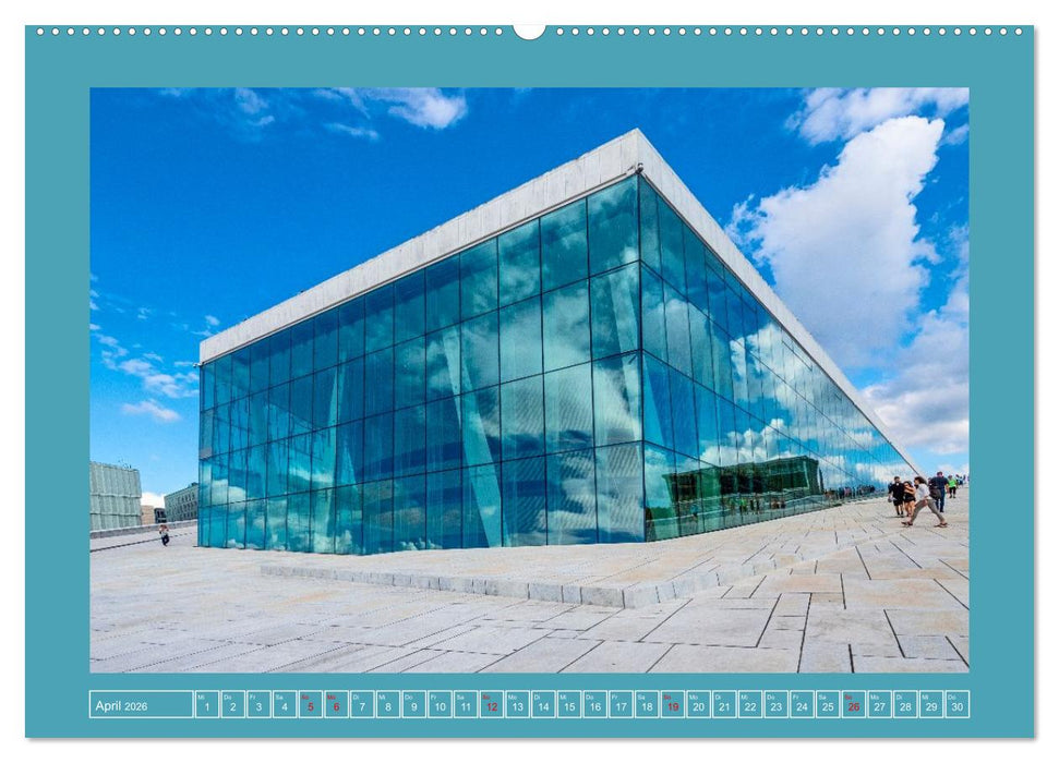 Oslo - Stadt am Fjord (CALVENDO Wandkalender 2026)