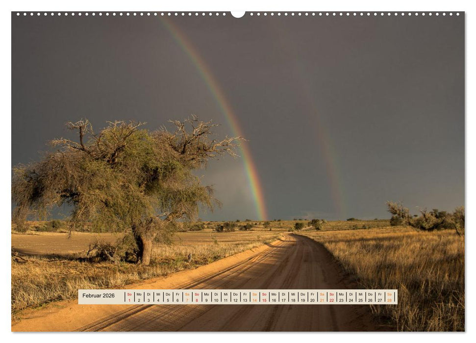 Kgalagadi-Durstland (CALVENDO Wandkalender 2026)