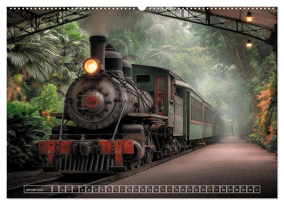 Stahlgiganten unter Dampf (CALVENDO Premium Wandkalender 2026)