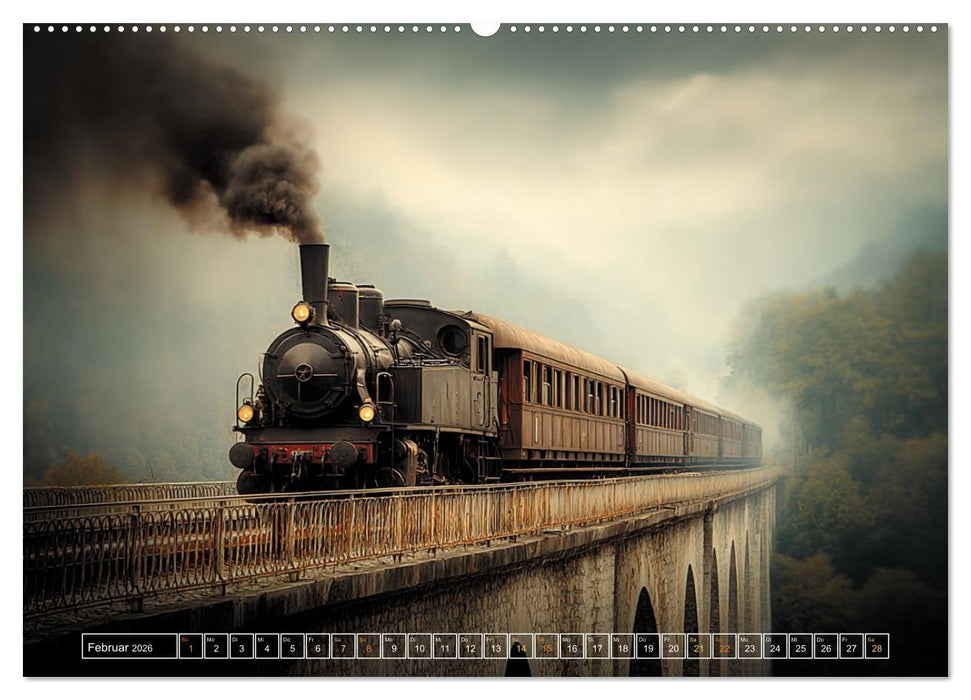 Stahlgiganten unter Dampf (CALVENDO Premium Wandkalender 2026)