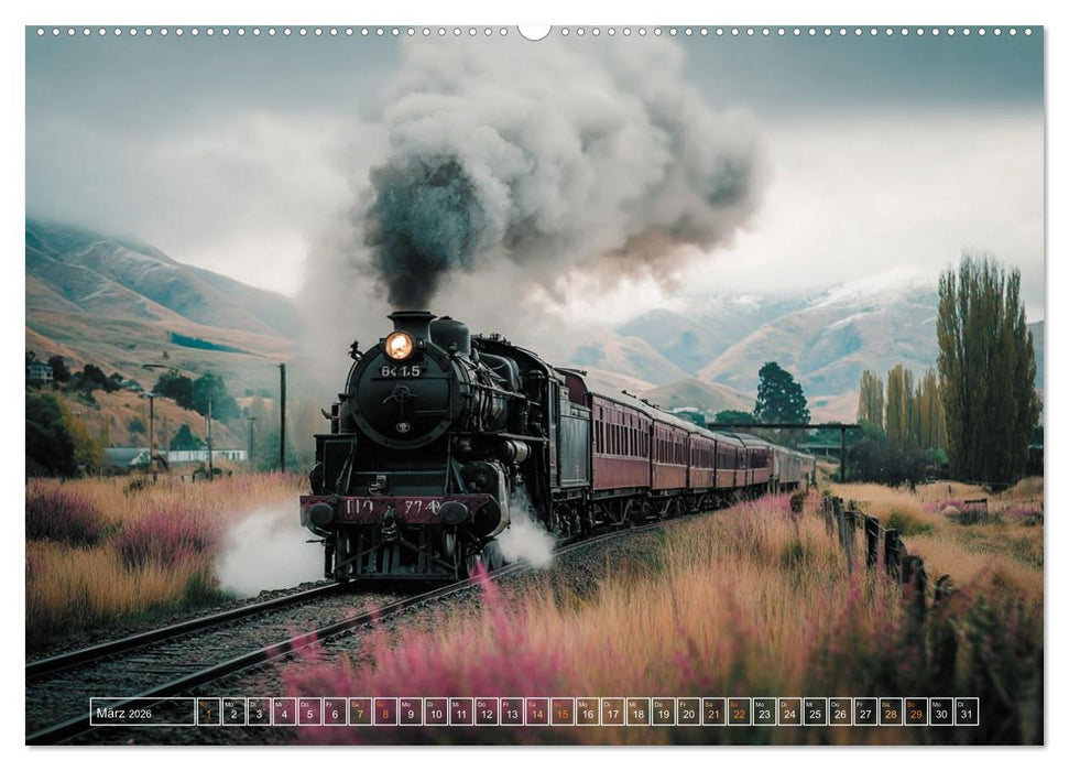 Stahlgiganten unter Dampf (CALVENDO Premium Wandkalender 2026)
