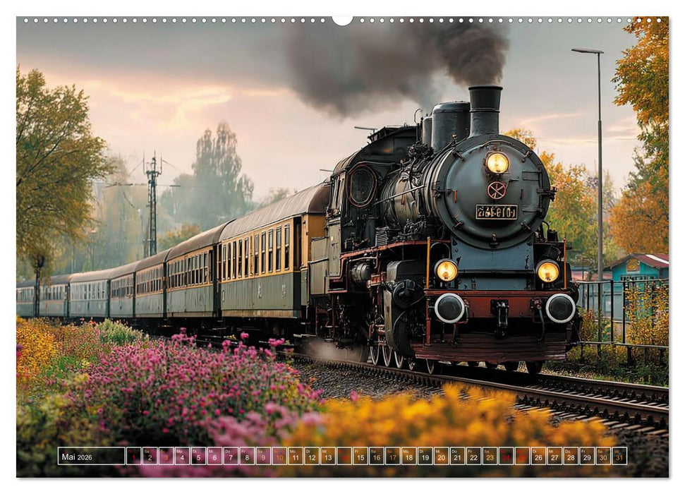 Stahlgiganten unter Dampf (CALVENDO Premium Wandkalender 2026)