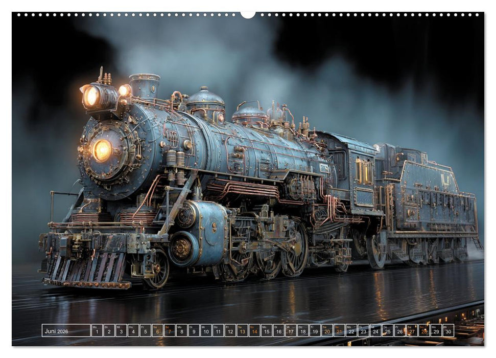 Stahlgiganten unter Dampf (CALVENDO Premium Wandkalender 2026)