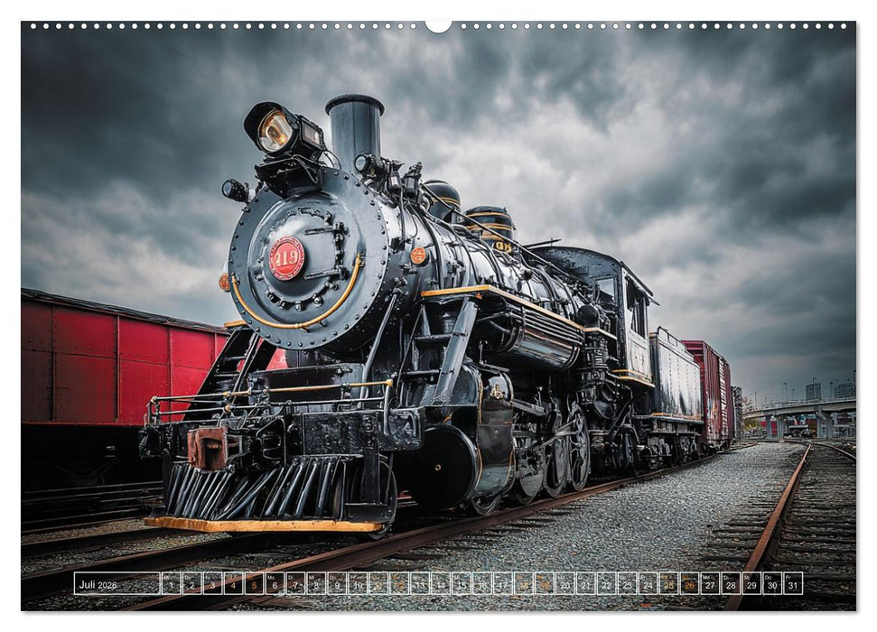 Stahlgiganten unter Dampf (CALVENDO Premium Wandkalender 2026)