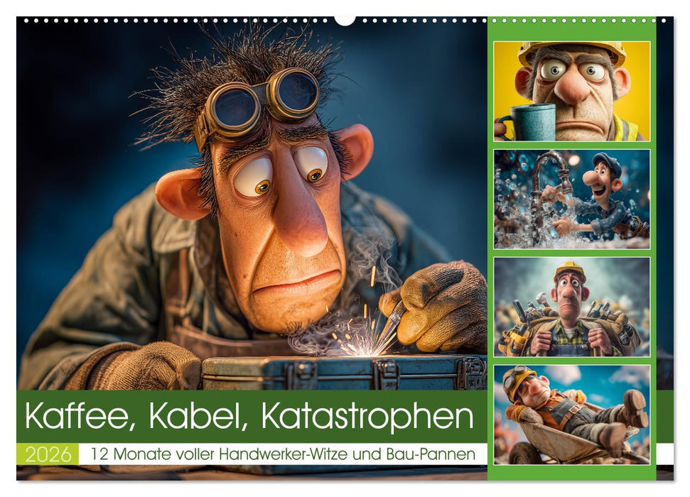 Kaffee, Kabel, Katastrophen (CALVENDO Wandkalender 2026)
