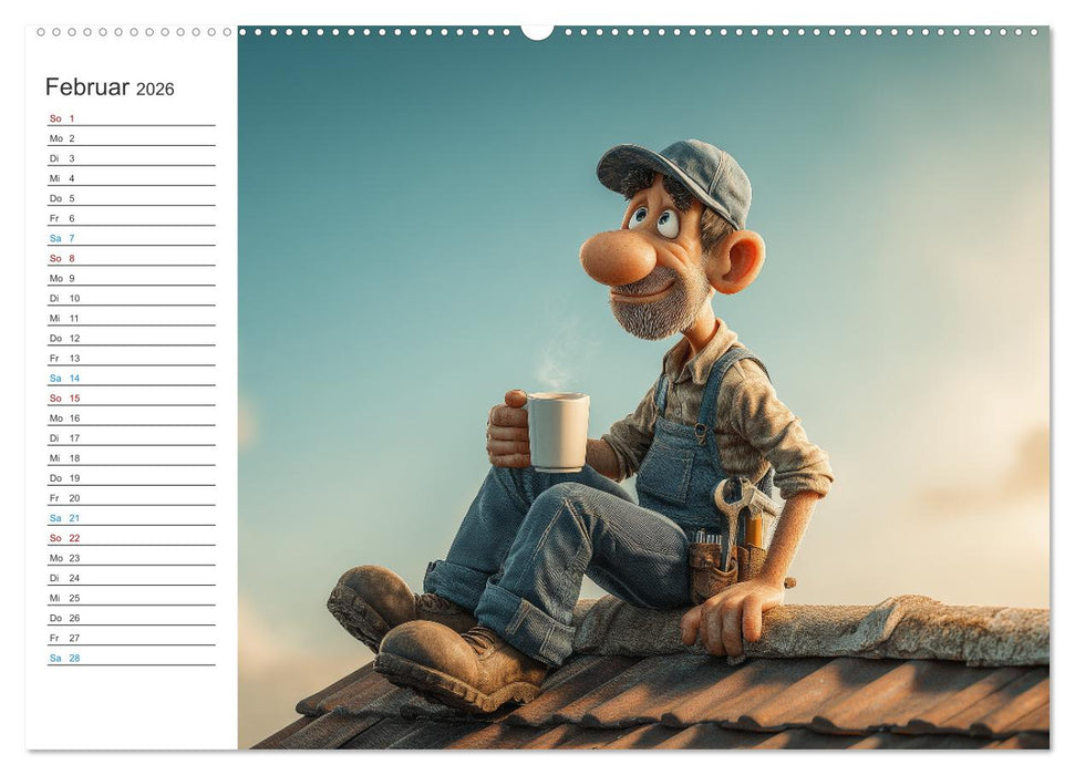 Kaffee, Kabel, Katastrophen (CALVENDO Wandkalender 2026)