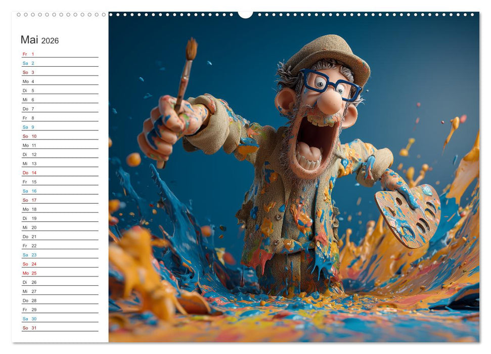 Kaffee, Kabel, Katastrophen (CALVENDO Wandkalender 2026)