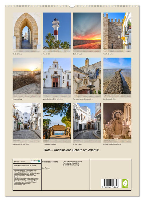 Rota – Andalusiens Schatz am Atlantik (CALVENDO Premium Wandkalender 2026)