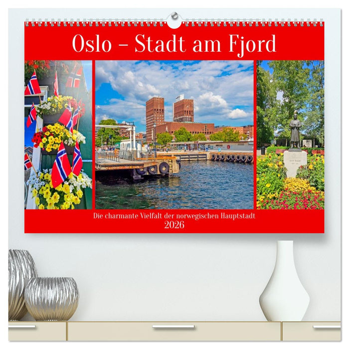 Oslo - Stadt am Fjord (CALVENDO Premium Wandkalender 2026)