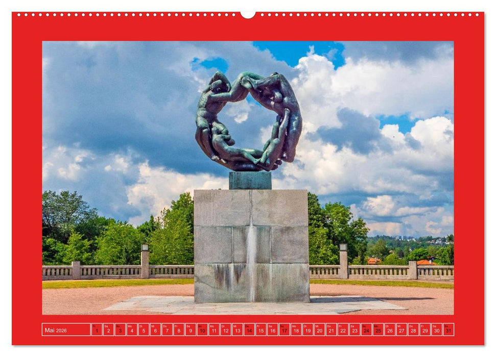 Oslo - Stadt am Fjord (CALVENDO Premium Wandkalender 2026)