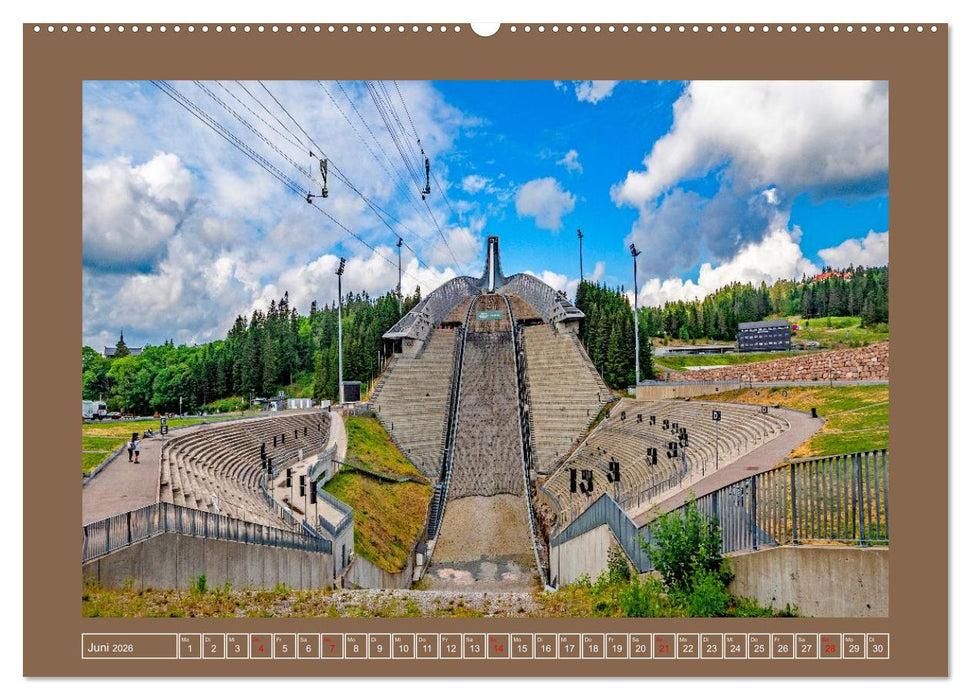 Oslo - Stadt am Fjord (CALVENDO Premium Wandkalender 2026)