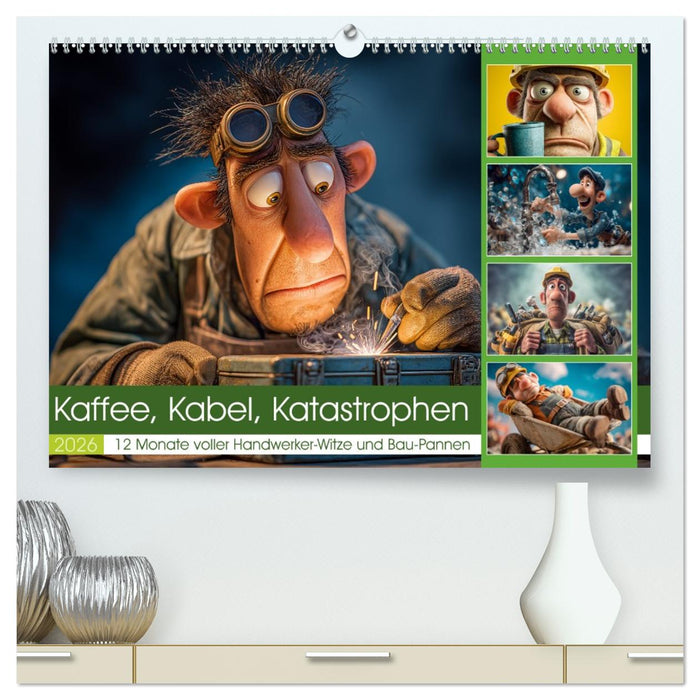 Kaffee, Kabel, Katastrophen (CALVENDO Premium Wandkalender 2026)