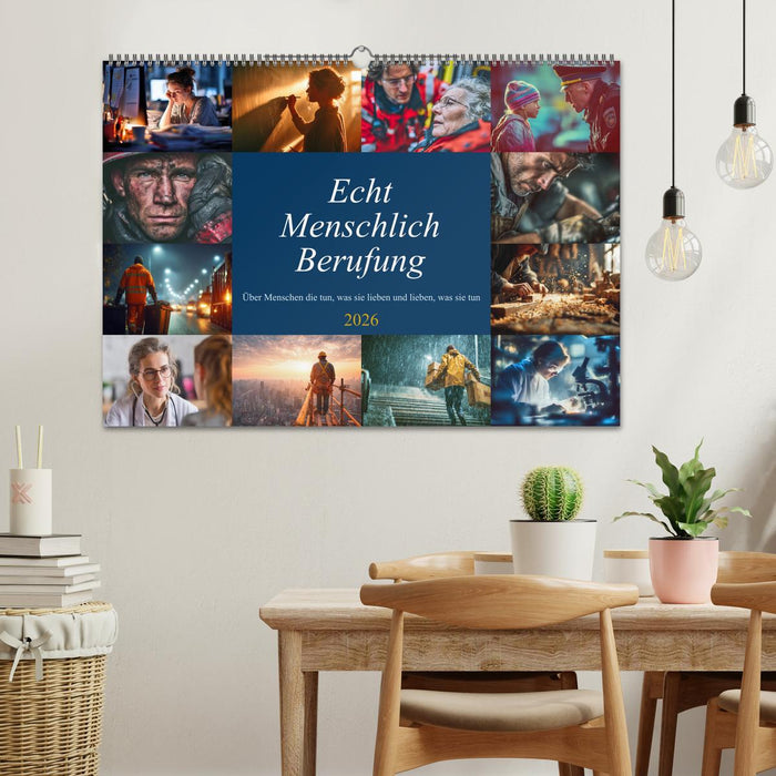 Echt Menschlich Berufung (CALVENDO Wandkalender 2026)
