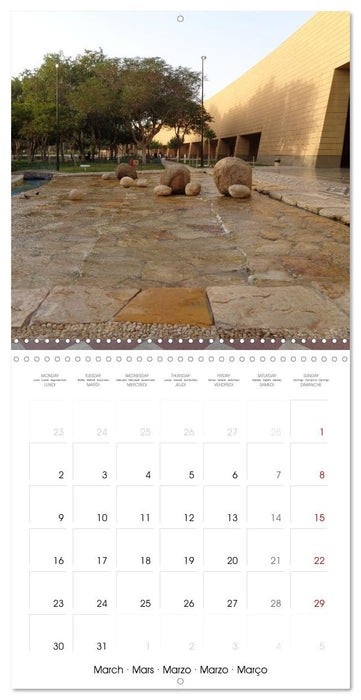 Kingdom of Saudi Arabia Riyadh and Jeddah (CALVENDO Monthly Calendar 2026)