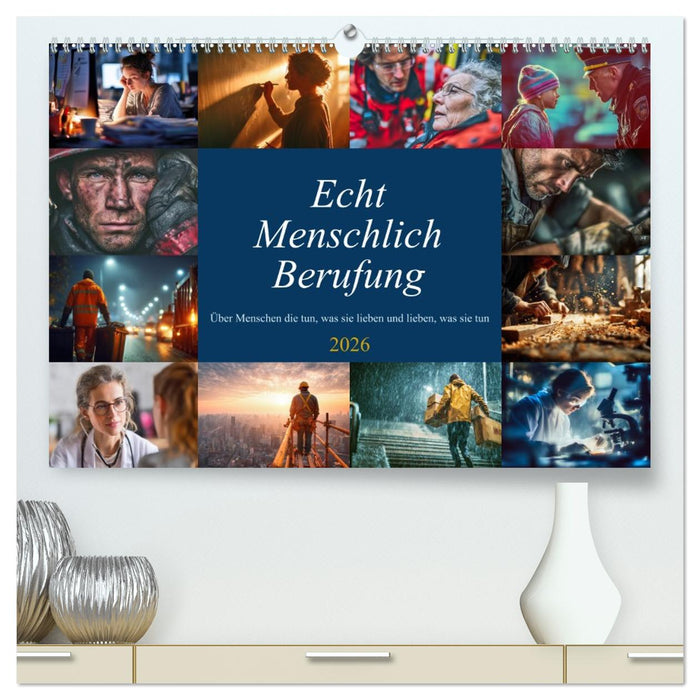 Echt Menschlich Berufung (CALVENDO Premium Wandkalender 2026)