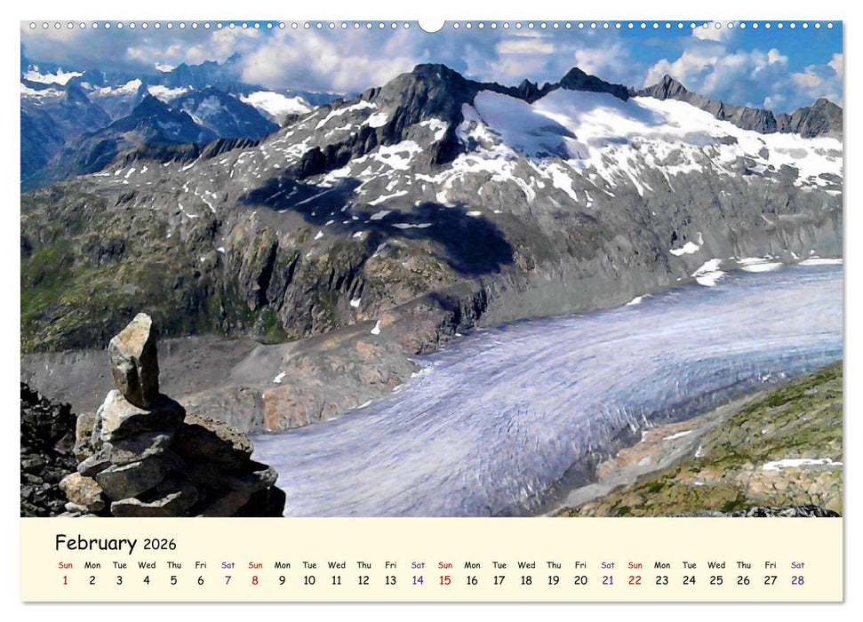 Switzerland and its majestic Alps (CALVENDO Monthly Calendar 2026)