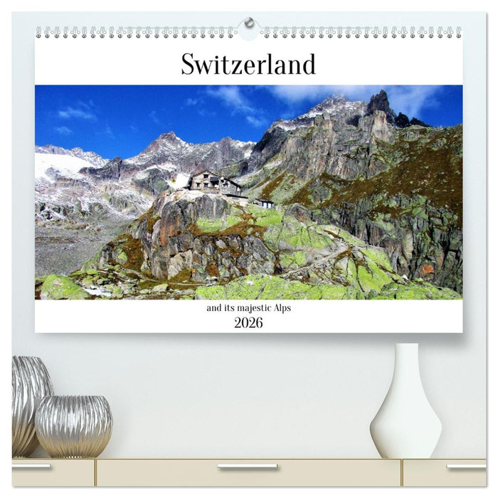 Switzerland and its majestic Alps (CALVENDO Premium-Calendar 2026)