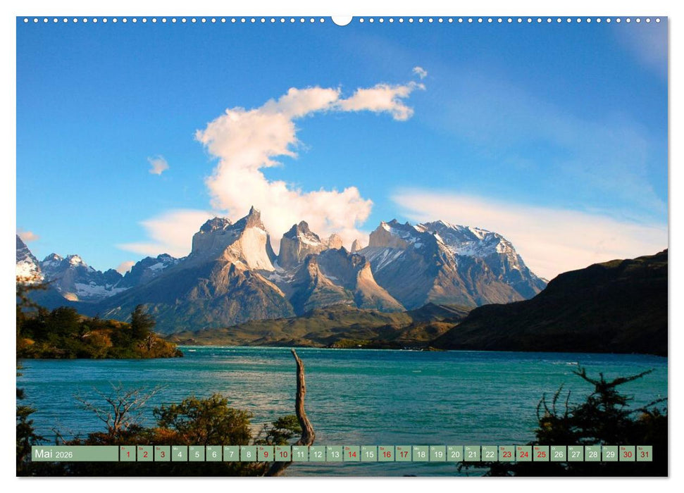 Patagonien - Naturwunder am Ende der Welt (CALVENDO Premium Wandkalender 2026)