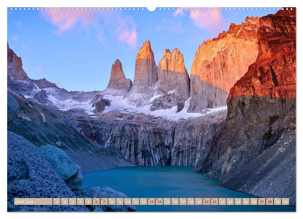 Patagonien - Naturwunder am Ende der Welt (CALVENDO Premium Wandkalender 2026)