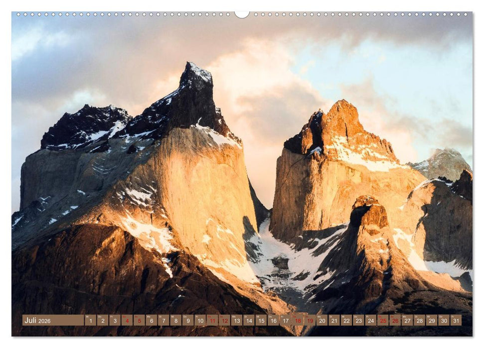 Patagonien - Naturwunder am Ende der Welt (CALVENDO Premium Wandkalender 2026)
