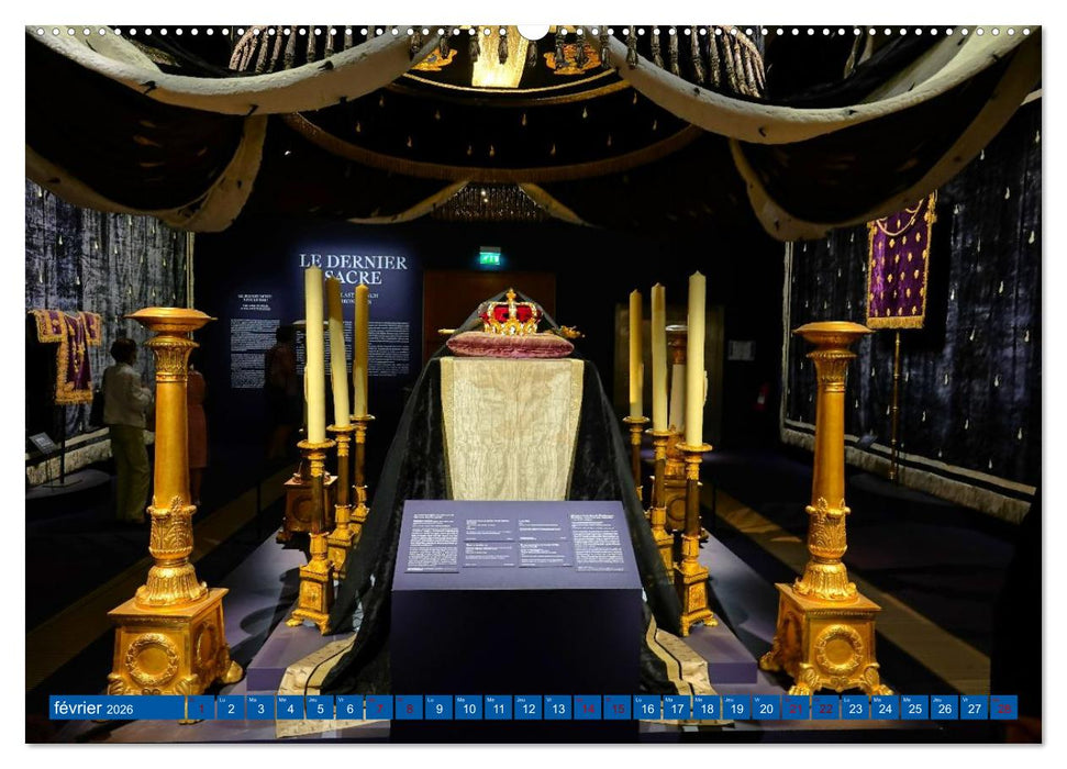 Le dernier sacre d'un Roi de France : Charles X (CALVENDO Calendrier mensuel 2026)