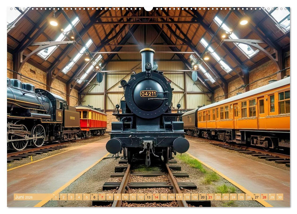 Nostalgiezüge (CALVENDO Wandkalender 2026)